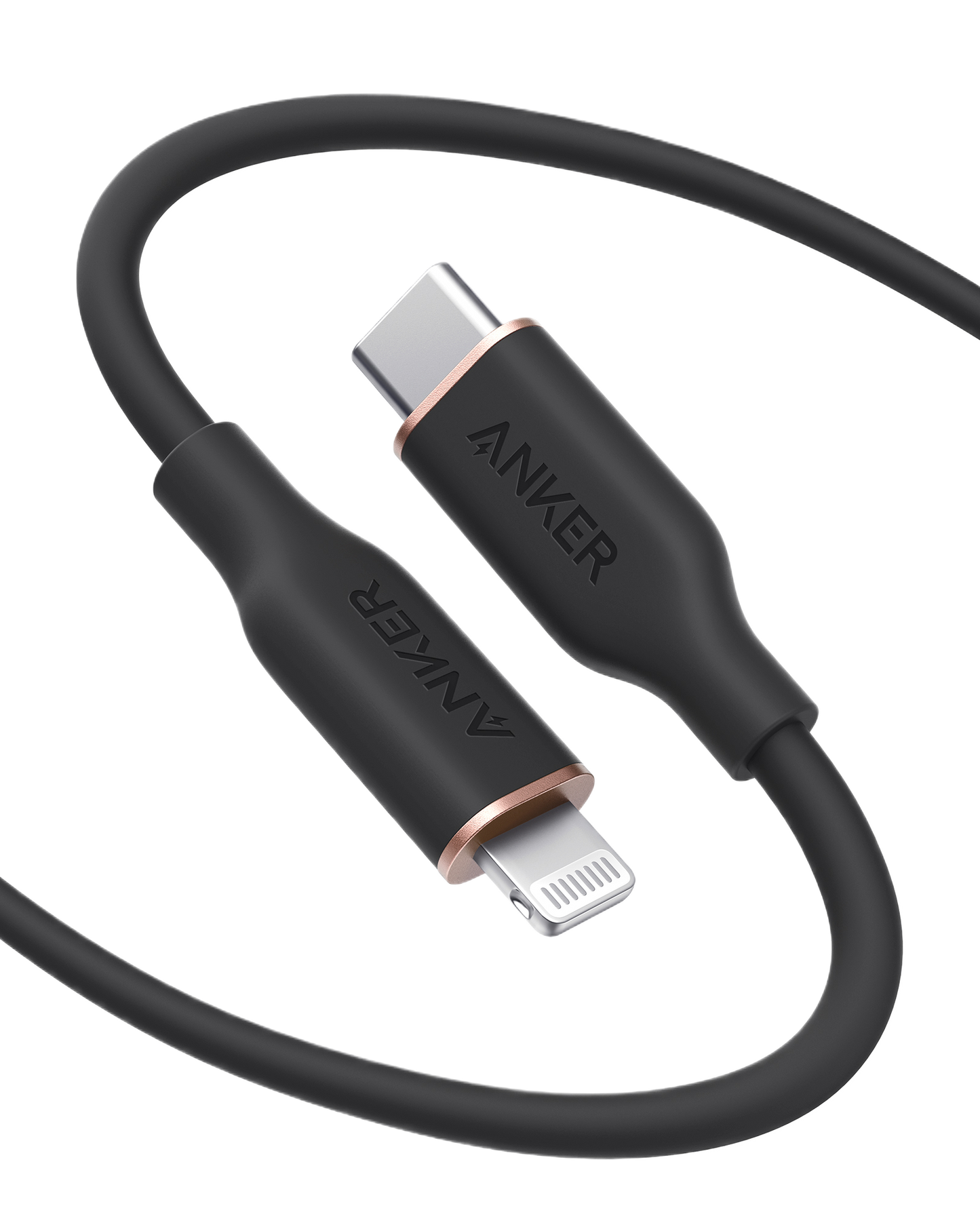 Anker <b>641</b> Cable USB-C a Lightning (Flow, 0.9 m de silicona)