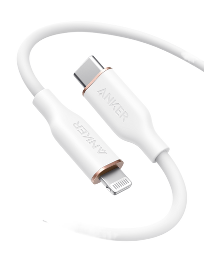 Anker <b>641</b> Cable USB-C a Lightning (Flow, 0.9 m de silicona)