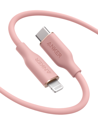 Anker <b>641</b> Cable USB-C a Lightning (Flow, 0.9 m de silicona)