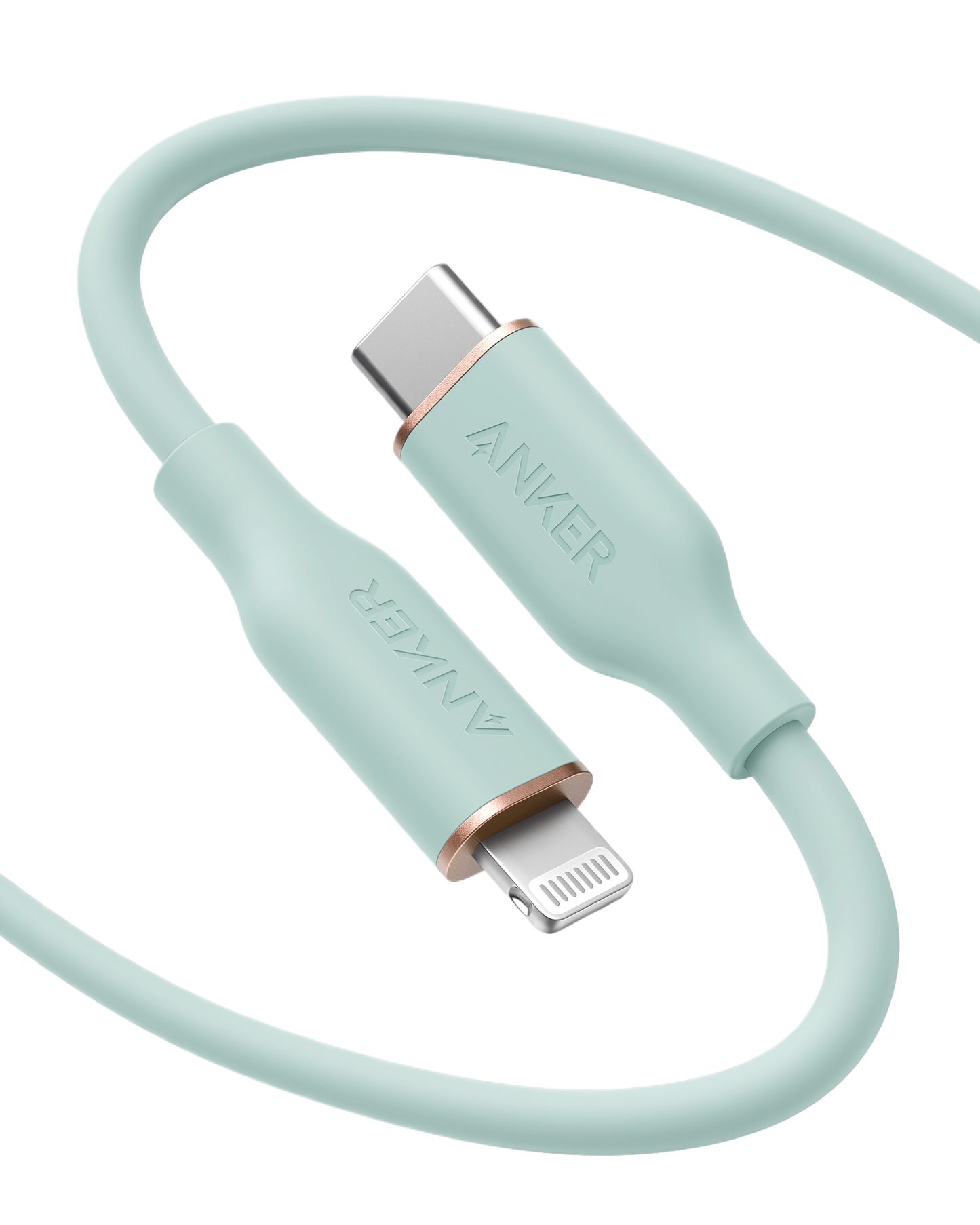 Anker <b>641</b> Cable USB-C a Lightning (Flow, 0.9 m de silicona)