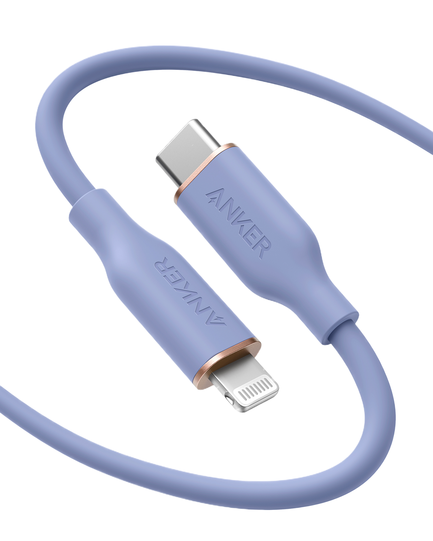 Anker <b>641</b> Cable USB-C a Lightning (Flow, 0.9 m de silicona)
