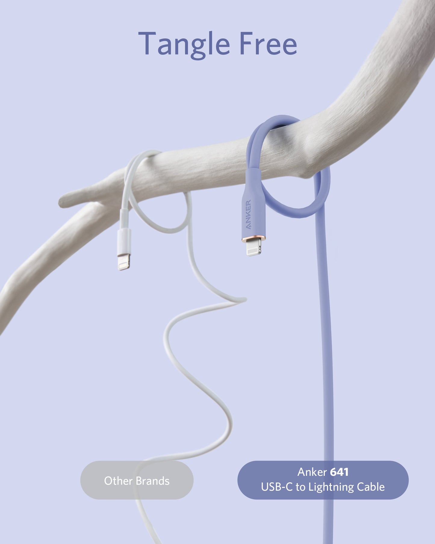 Anker <b>641</b> Cable USB-C a Lightning (Flow, 0.9 m de silicona)