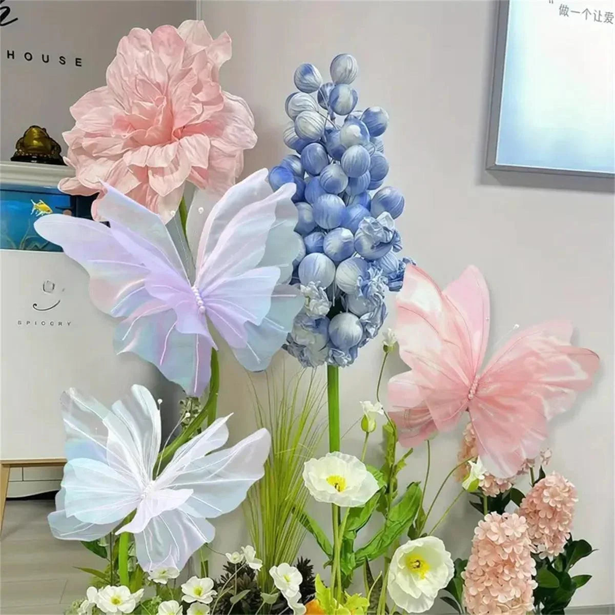 Décoration murale 3D papillon, papillon artificiel pour mariage, fête prénatale, anniversaire, fournitures de décoration de fête à faire soi-même, cadeau