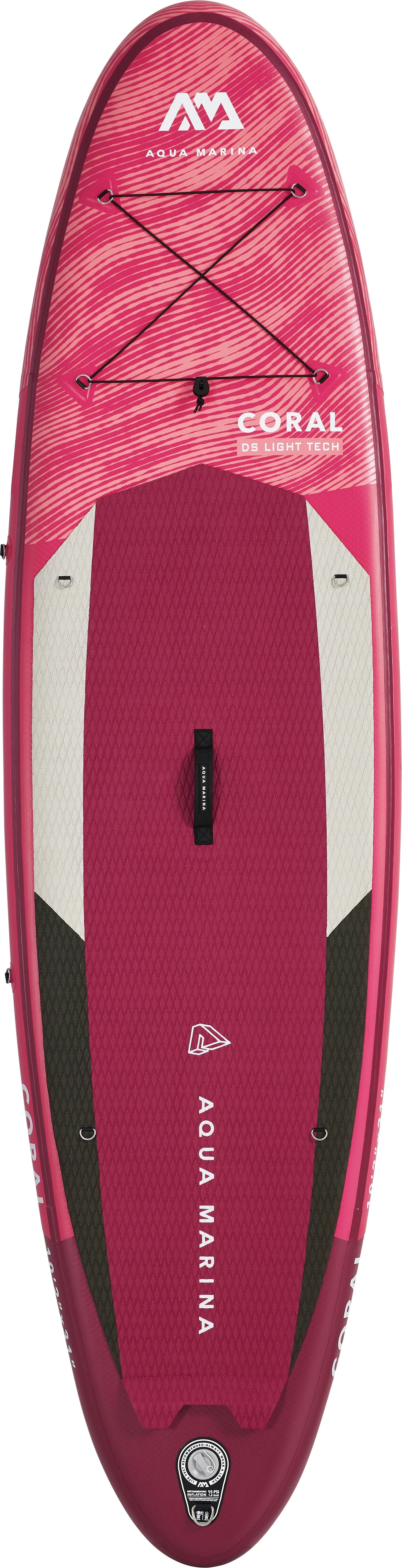 Aqua Marina CORAL 10'2" Inflatable Paddle Board All-Around Advanced SUP