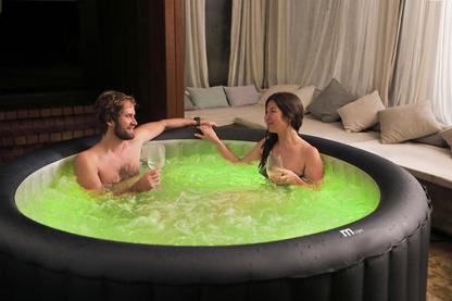 MSPA | AURORA | Urban Series | Inflatable Hot Tub & Spa | Light up the night | Upto 6 Person