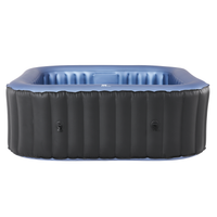 MSPA | TEKAPO | Comfort Series | Inflatable Hot Tub & Spa | Metallic Blue | Upto 6 Person