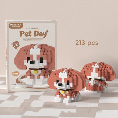 18 in 1 Pet Animal Building Blocks Set | Kids Educational Toy
