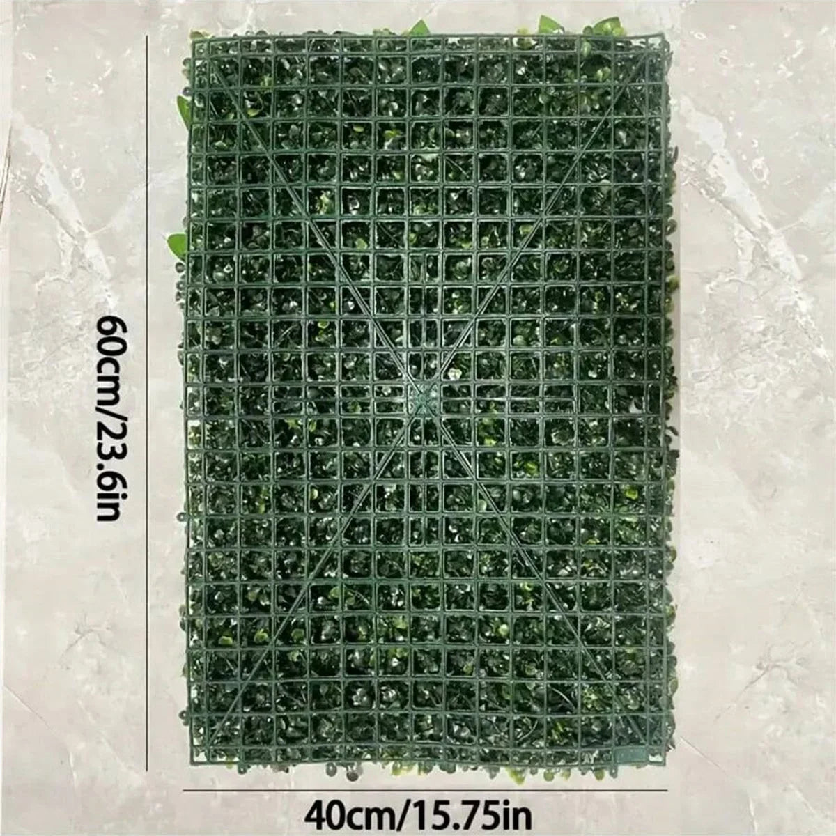 Paneles de Pared Verde Artificial Decoración de Hierba de Selva Falsa para el Hogar Jardín Alfombrillas de Vegetación Vibrante para Patio Exterior Bodas Navidad