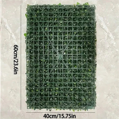 Paneles de Pared Verde Artificial Decoración de Hierba de Selva Falsa para el Hogar Jardín Alfombrillas de Vegetación Vibrante para Patio Exterior Bodas Navidad