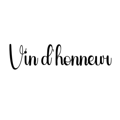 French Wedding Directional Sign Stickers | Baptism Party Personalized Vinyl Decals