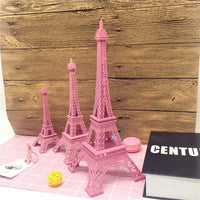 1pc Eiffel Tower Iron Model Art Pink Home Office Decor French-Inspired Gift for Valentine's Day Anniversaries Party Favor