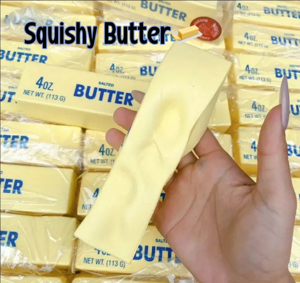 Giant Butter Squishy Toy – Super Slow Rebound Fidget