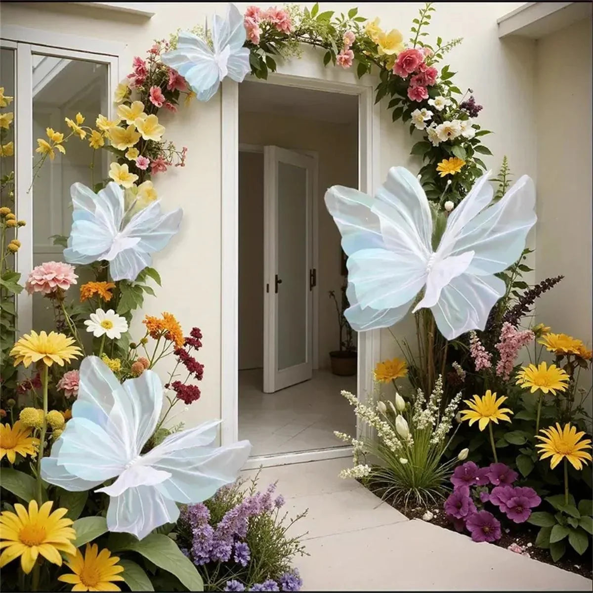 Décoration murale 3D papillon, papillon artificiel pour mariage, fête prénatale, anniversaire, fournitures de décoration de fête à faire soi-même, cadeau