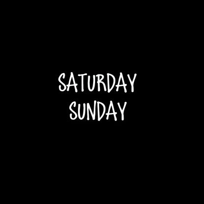 Days of the Week Labels | Personalized Vinyl Decals for Drawer and Storage Organization