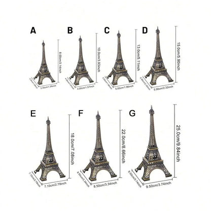 1pc Eiffel Tower Iron Model Art Pink Home Office Decor French-Inspired Gift for Valentine's Day Anniversaries Party Favor