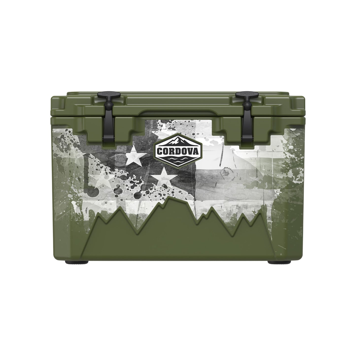 American Flag Hard Cooler