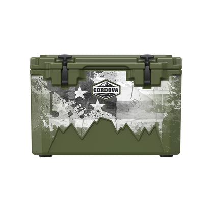 American Flag Hard Cooler