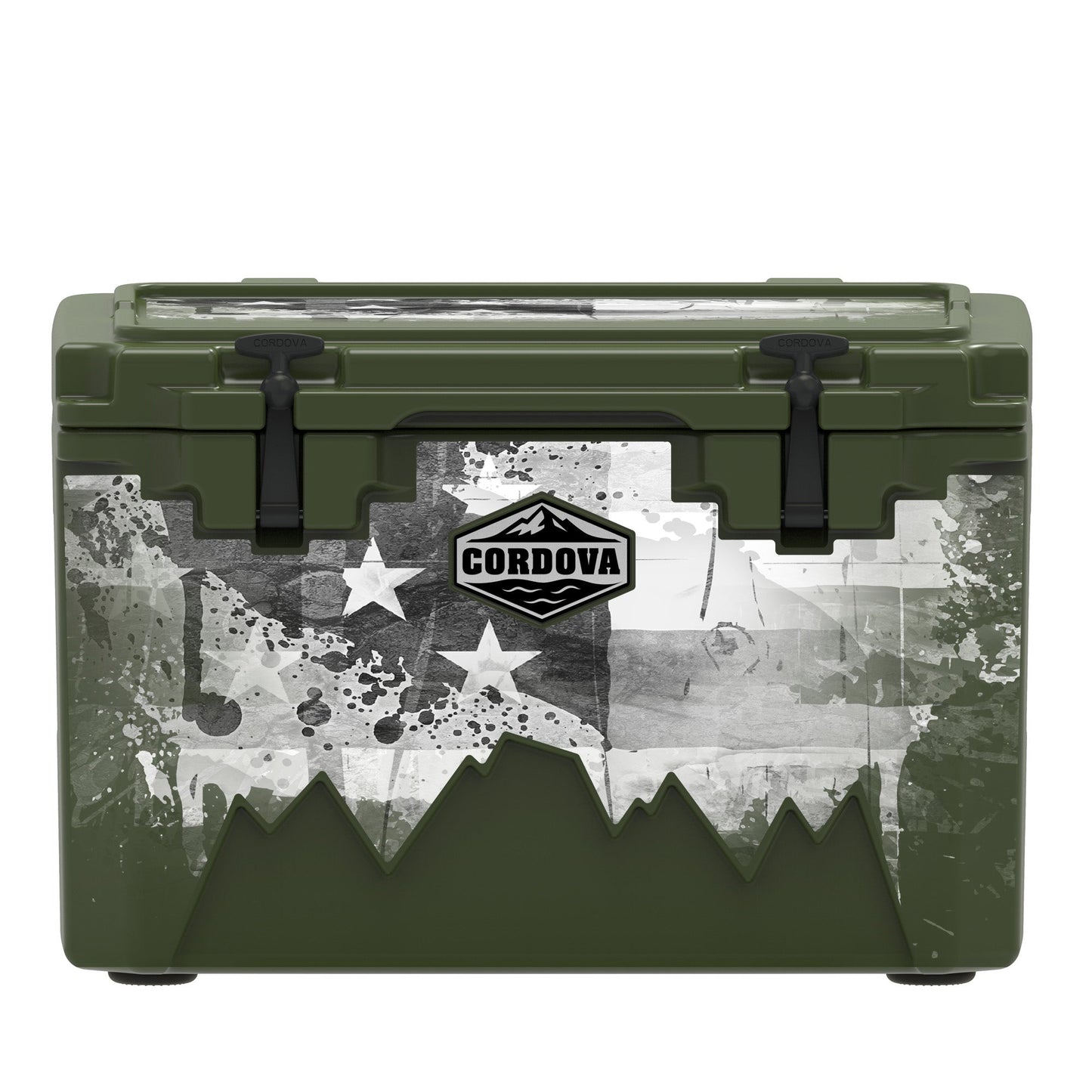 American Flag Hard Cooler