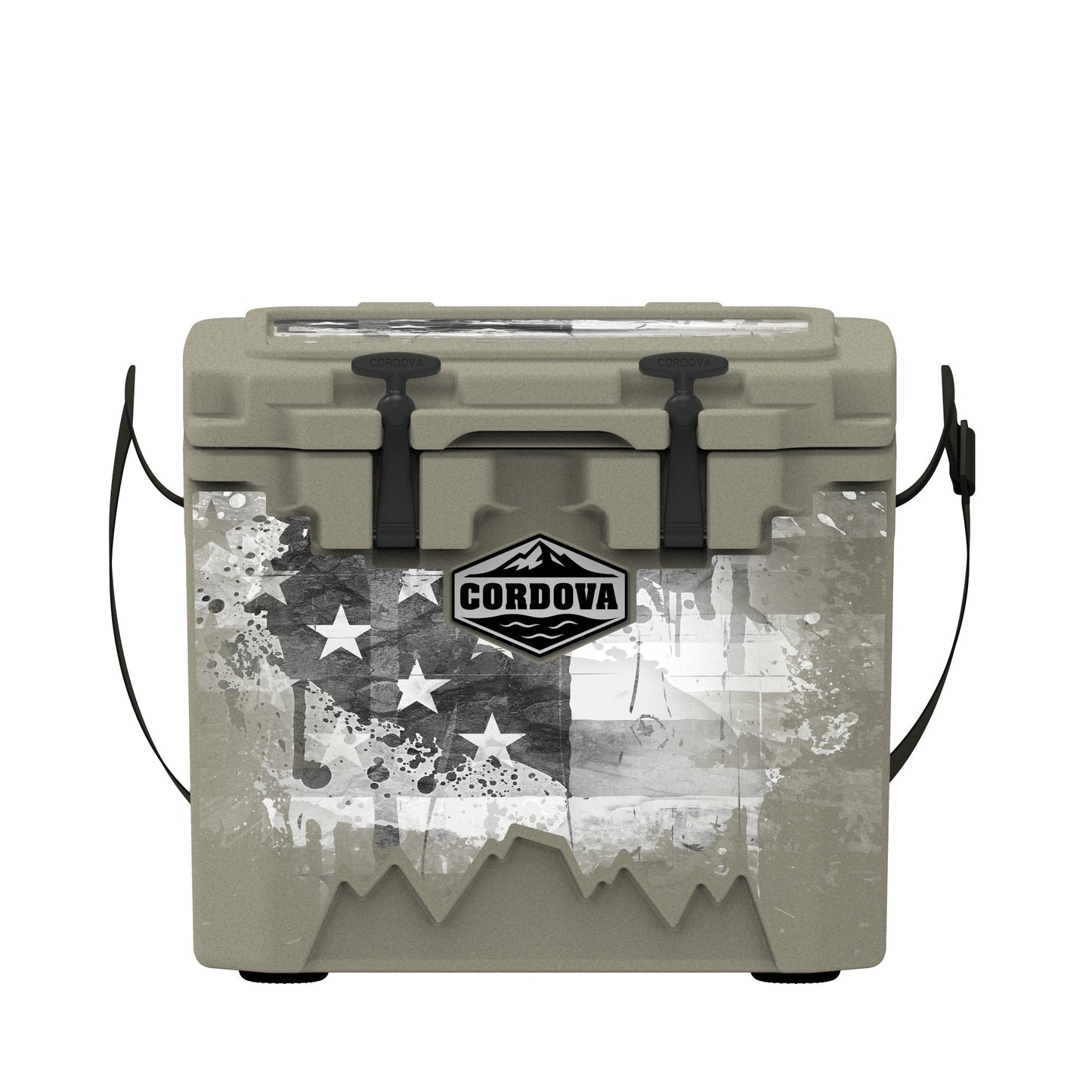 American Flag Hard Cooler
