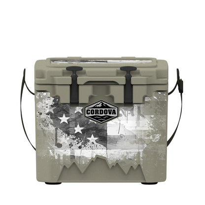 American Flag Hard Cooler