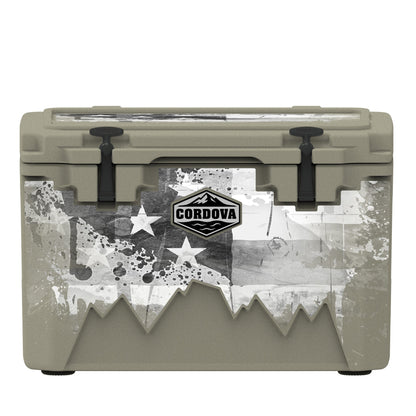 American Flag Hard Cooler