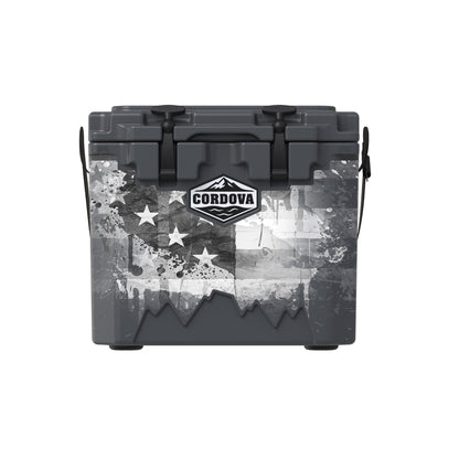 American Flag Hard Cooler