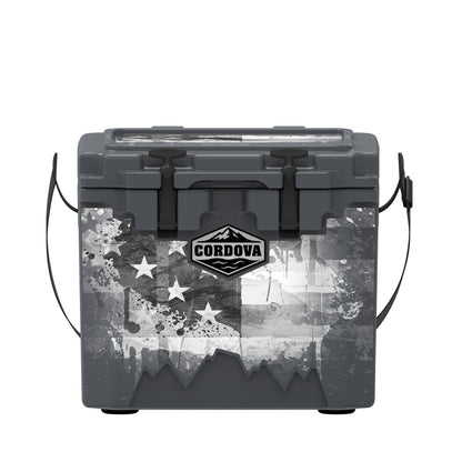 American Flag Hard Cooler