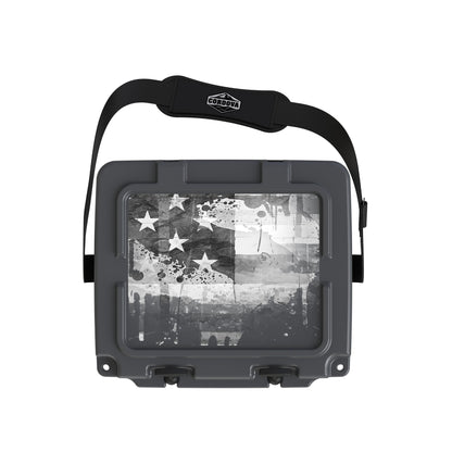 American Flag Hard Cooler