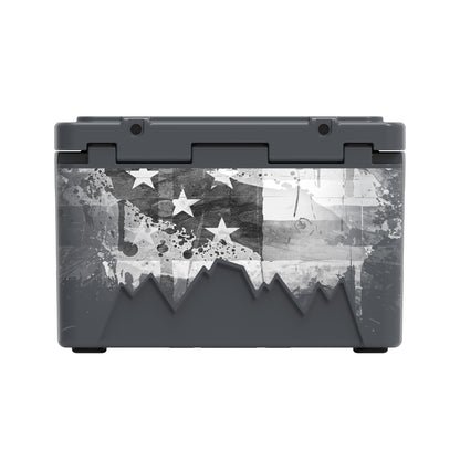 American Flag Hard Cooler