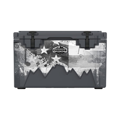 American Flag Hard Cooler