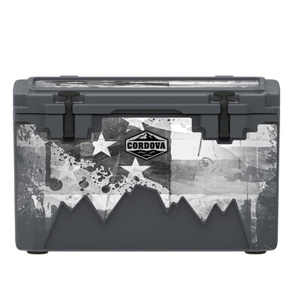 American Flag Hard Cooler