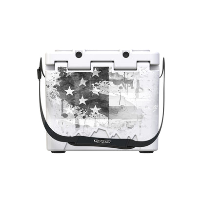American Flag Hard Cooler