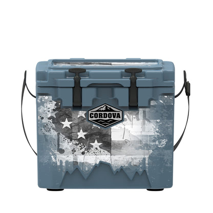 American Flag Hard Cooler