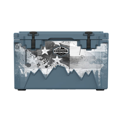 American Flag Hard Cooler
