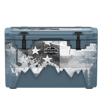 American Flag Hard Cooler