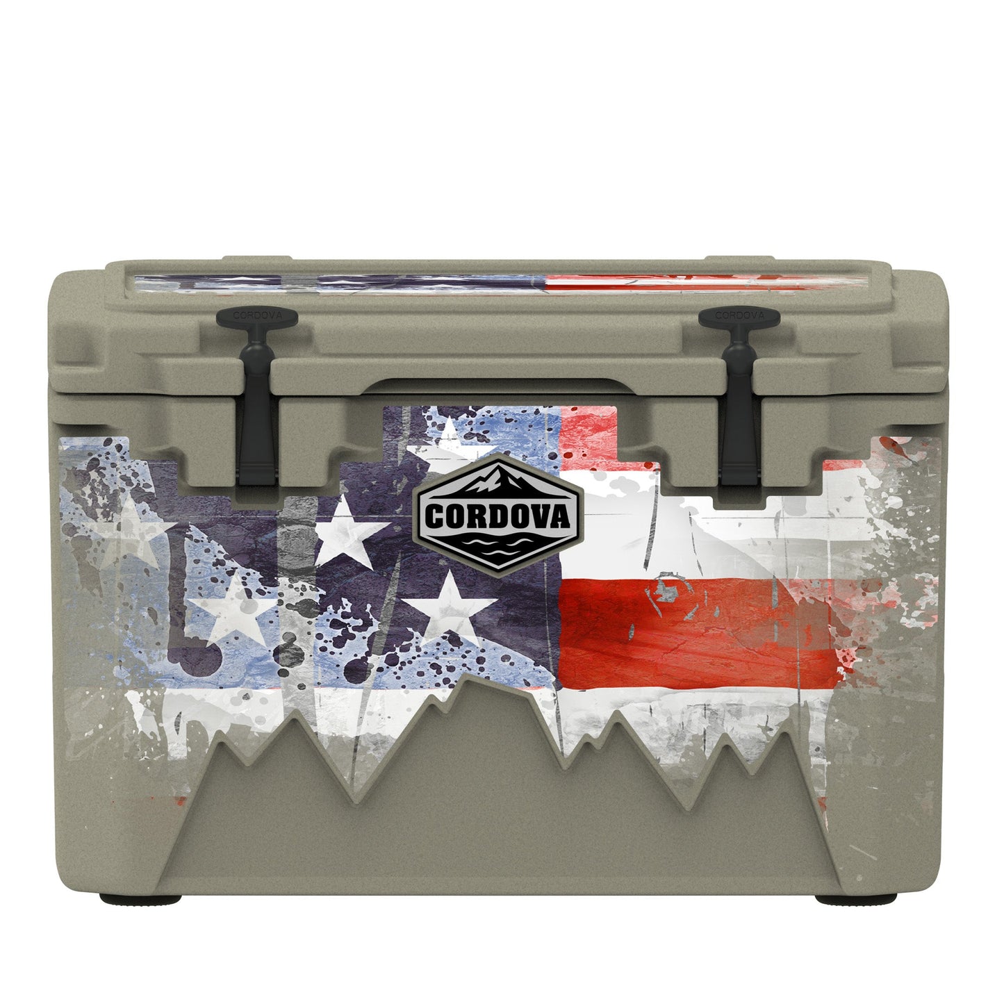 American Flag Hard Cooler