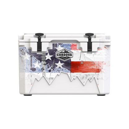 American Flag Hard Cooler