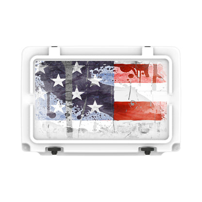 American Flag Hard Cooler
