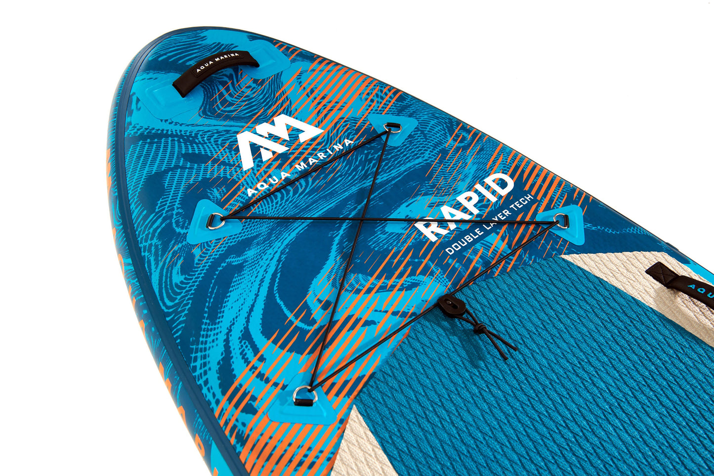 Aqua Marina RAPID 9'6" Inflatable Paddle Board River SUP