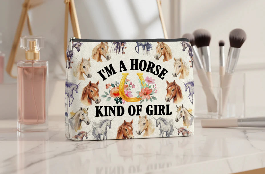 Horse Lovers Cosmetic Bag