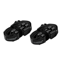 LOBOO Quick-Release Elastic Motorcycle Luggage Straps - 2 Sets