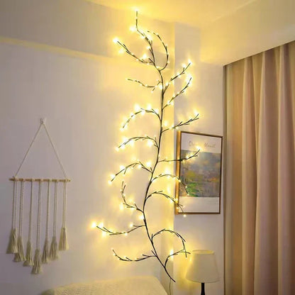 Willow Vine LED String Light | Decorative Hanging Branch Lamp for Wall Decor