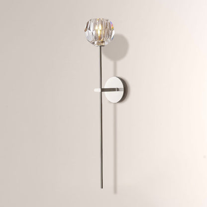 Luxury Crystal Wall Sconce Brass Bedroom Vanity Light
