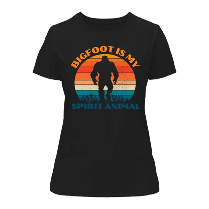 T-shirt femme Bigfoot est mon animal totem