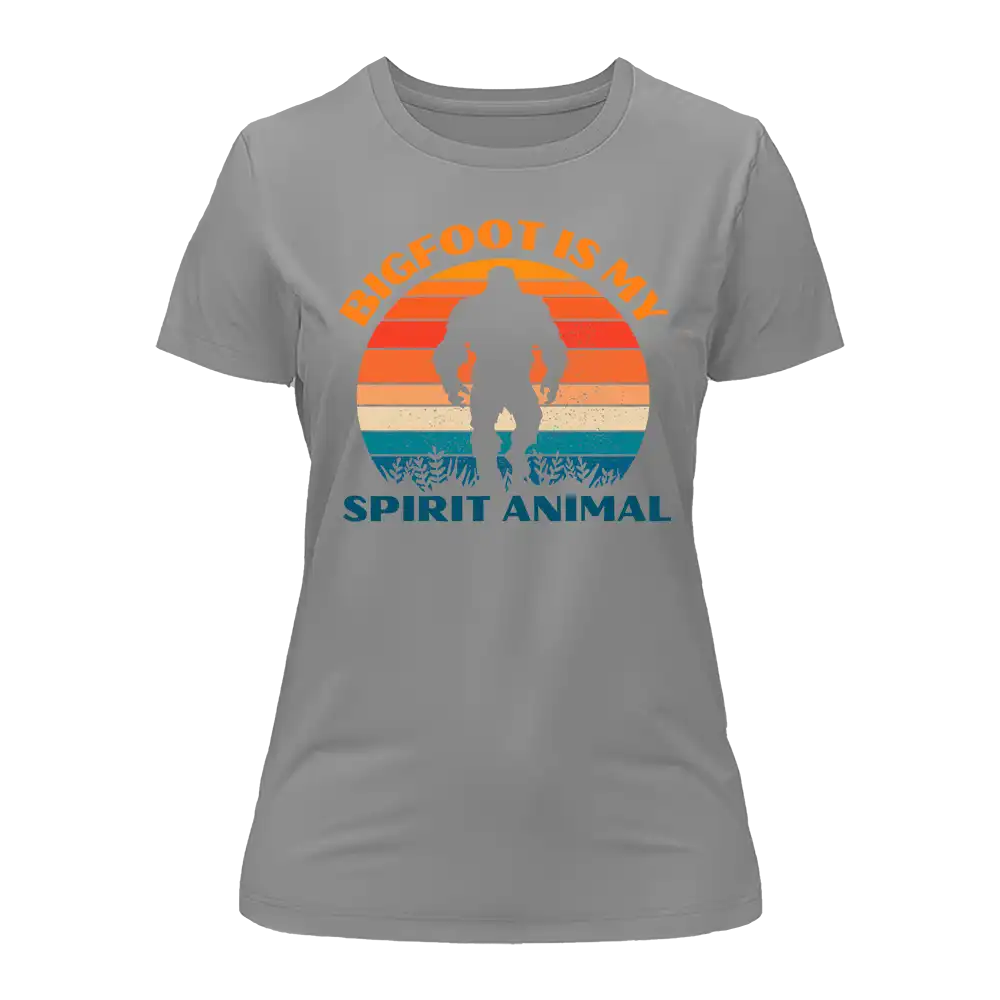 T-shirt femme Bigfoot est mon animal totem