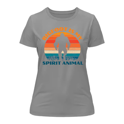 T-shirt femme Bigfoot est mon animal totem