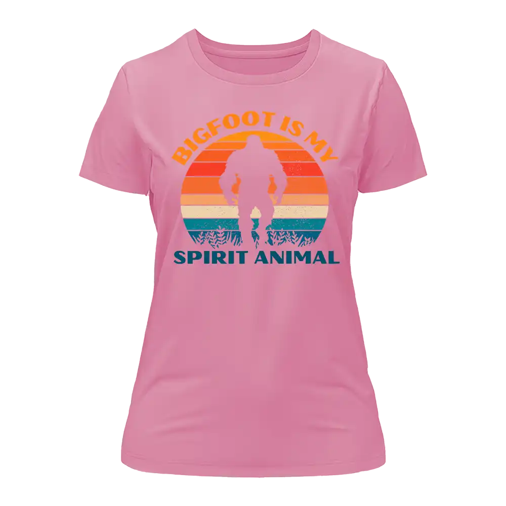 T-shirt femme Bigfoot est mon animal totem