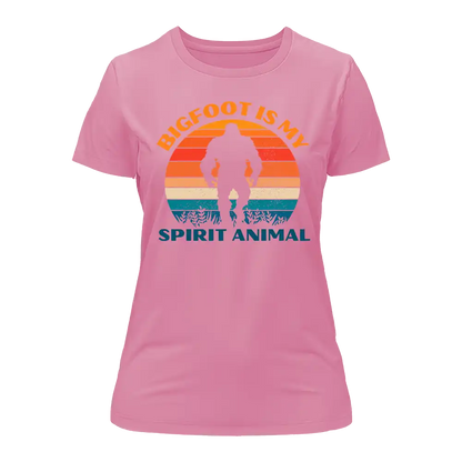 T-shirt femme Bigfoot est mon animal totem