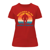 T-shirt femme Bigfoot est mon animal totem