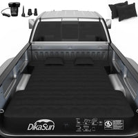 DikaSun 6-6.5 FT Mid Size Pickup Truck Bed Air Mattress,Black